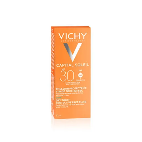 Vichy Capital Soleil Dry Touch Face Fluid