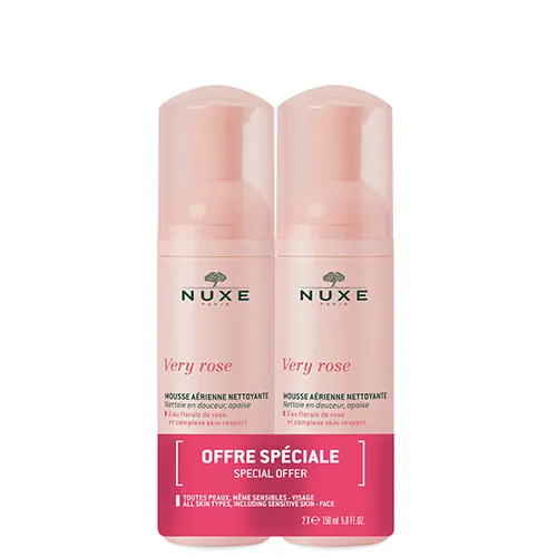 Nuxe Very Rose Light Cleansing Foam Duo Pack