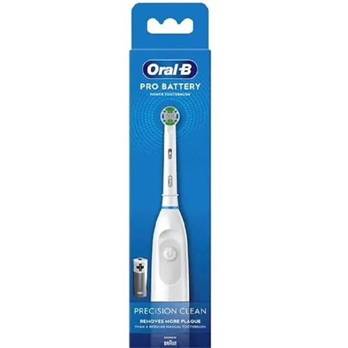 Braun Oral B Pro Battery Precision Clean Toothbrush White