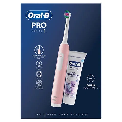 Oral B Pro Series 1 3D White Luxe Edition Pink 